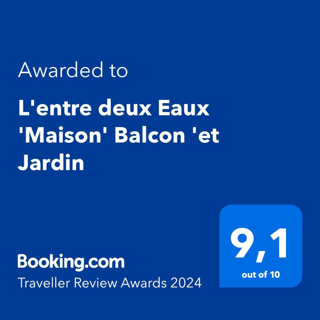 L'Entre Deux Eaux 'Maison' Balcon 'Et Jardin Reims Exterior foto